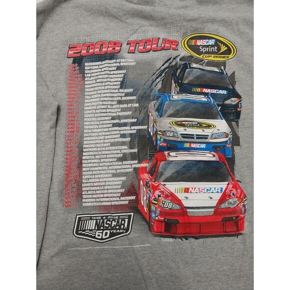 2008 Nascar Sprint Cup Series Tour Longsleeve Shirt Size Large - Picture 11 of 15